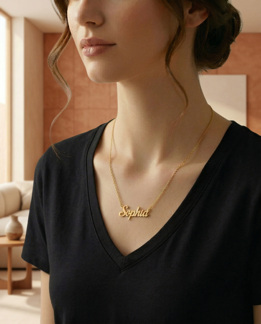 Exklusive Namens-Halskette