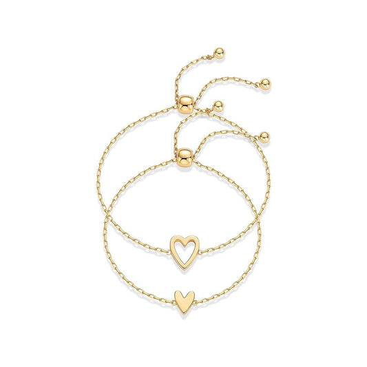 Passendes Paar Herz-Armbänder